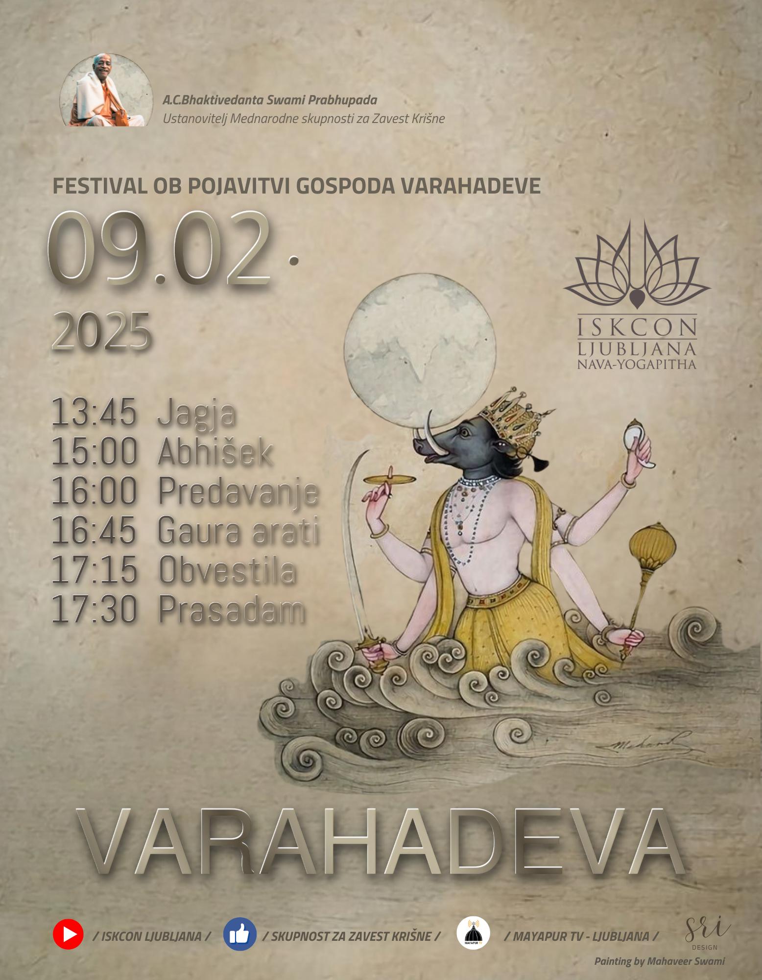 Festival ob pojavitvi Gospoda Varahadeva